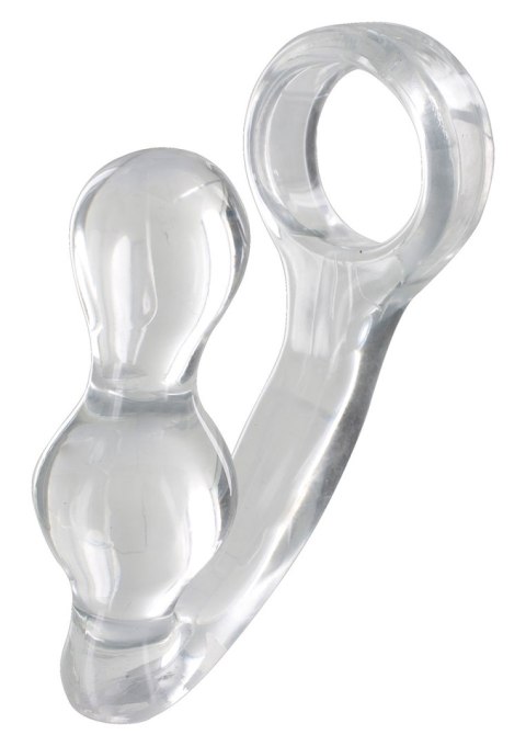 Power Plug & Penisring Transparent TOYJOY