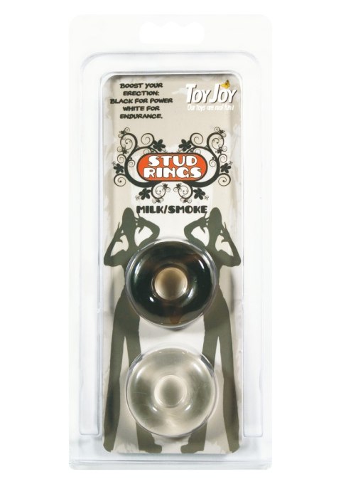 Stud Rings 2pcs Transparent TOYJOY