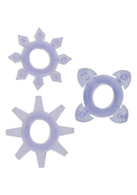 Tickle C-Rings Purple TOYJOY