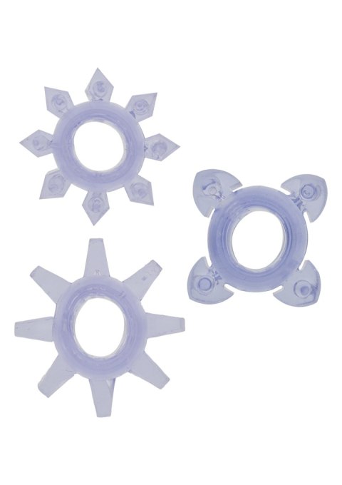 Tickle C-Rings Purple TOYJOY