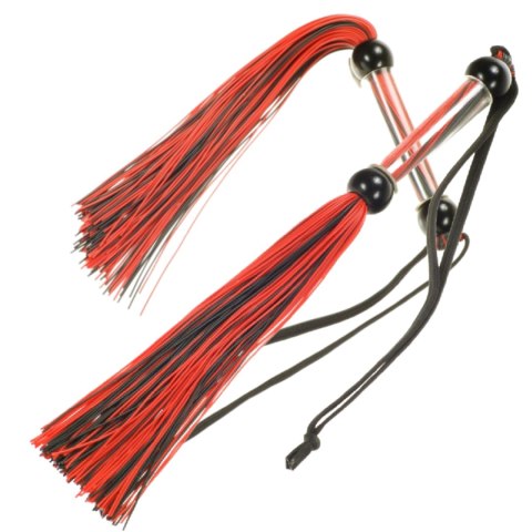 Pejcz- Me You Us Tease And Please Silicone Flogger Black Me You Us