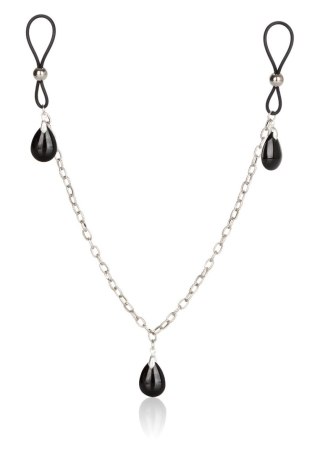 Nonpierce Nipple Chain Jewelry Black CalExotics