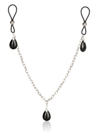 Nonpierce Nipple Chain Jewelry Black CalExotics
