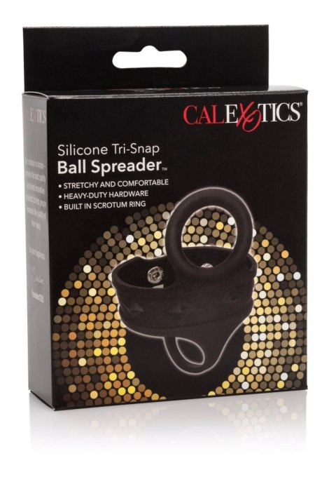 Silicone 3-Snap Ball Spreader Black CalExotics
