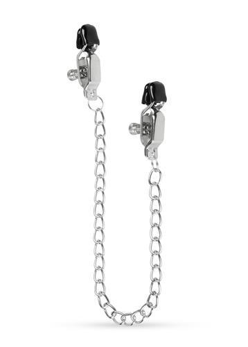 Stymulator-Big Nipple Clamps With Chain Easytoys