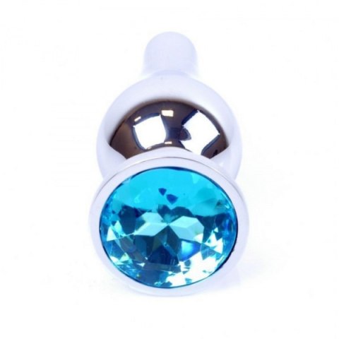Plug-Jewellery Silver BUTT PLUG- Light Blue B - Series HeavyFun