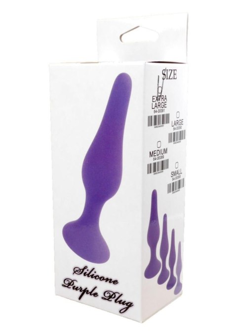 Plug-Silicone Plug Purple - Large B - Series HeavyFun