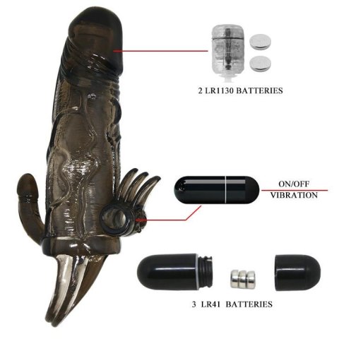 BAILE - BRAVE MAN SMOKE 6,69""MULTI-SPEED vibration BAILE