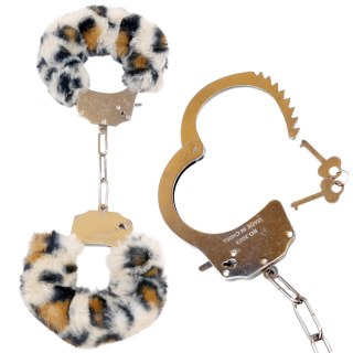 Kajdanki Fetish B - Series- Furry Cuffs Leopard Fetish B - Series