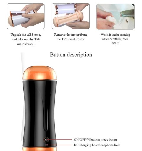 Masturbator-Vibrating Masturbation B-Series B - Series Fox