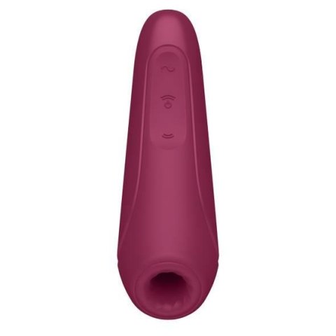 Wibrator - Curvy 1+ Air Pulse Stimulator + Vibration Rose Red Satisfyer