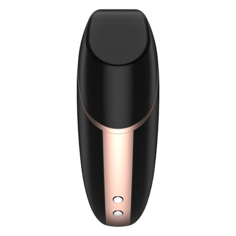 Wibrator - Love Triangle Air Pulse Stimulator + Vibration Black Satisfyer