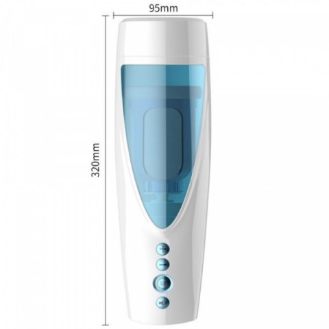 Masturbator-Vibrating, Rotating and Flashing Masturbation USB 10+10 Function / Talk Mode B - Series Fox
