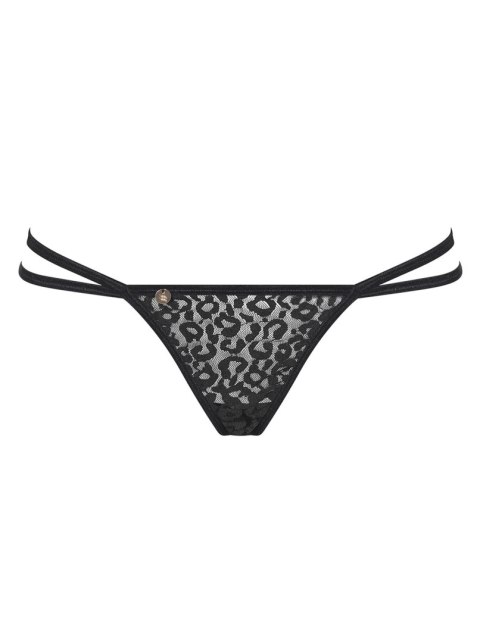 Pantheria stringi czarne L/XL Obsessive