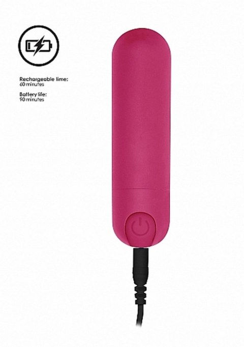 10 Speed Rechargeable Bullet - Pink Be Good Tonight