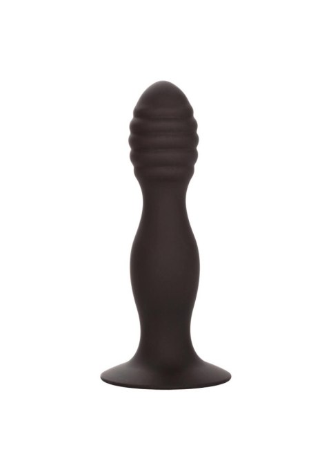 Ribbed Anal Stud Black CalExotics
