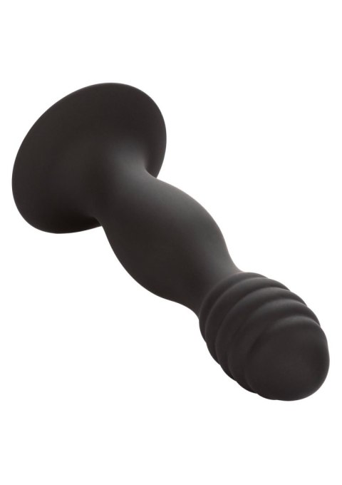 Ribbed Anal Stud Black CalExotics