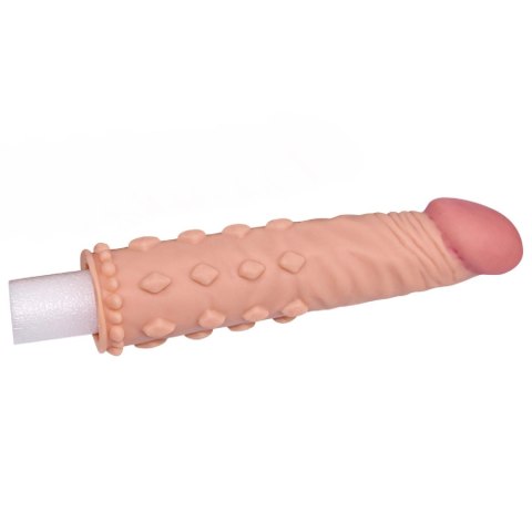 Add 2"" Pleasure X Tender Penis Sleeve Flesh Lovetoy