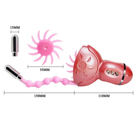 BAILE- ROLLING FUN, 12 vibration functions 6 rotation functions Bendable BAILE