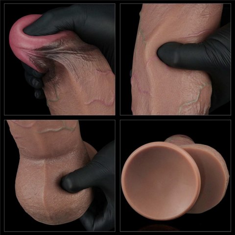 9.5"""" Dual Layered Silicone Cock XXL Lovetoy
