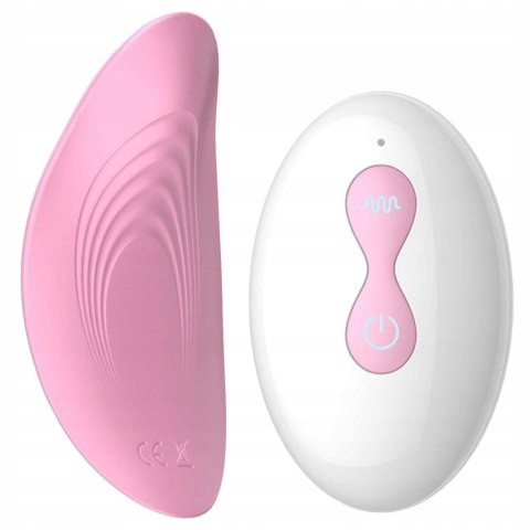 Ultrathin Wearable remote mini vibe PINK B - Series Cute