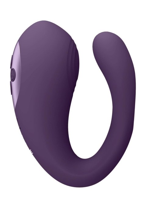 Yoko - Triple Action Vibrator Dual Prongs with Clitoral Pulse Wave Vive