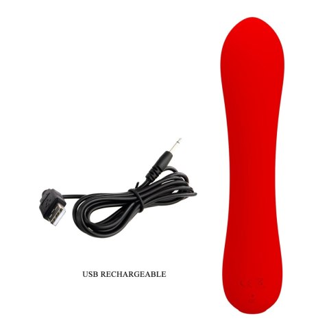 PRETTY LOVE - Matt Red 12 vibration functions Memory function Pretty Love