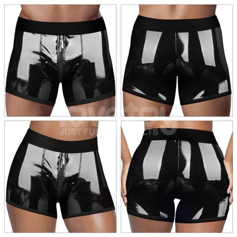 Chic Strap-On shorts (28 - 31 inch waist) Black Lovetoy
