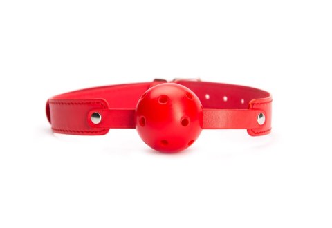 Red Breathable Ball Gag Argus