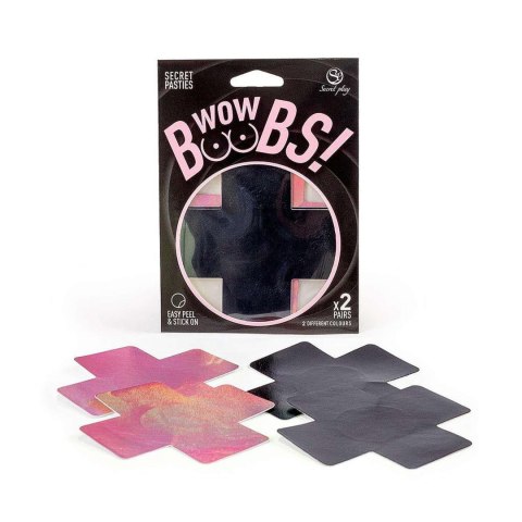WOW BOOBS! CROSS NIPPLE PASTIES Secret Play