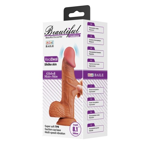 CATOBLEPAS, 8,1", Super soft TPR, Vibration Bendable Suction base BAILE
