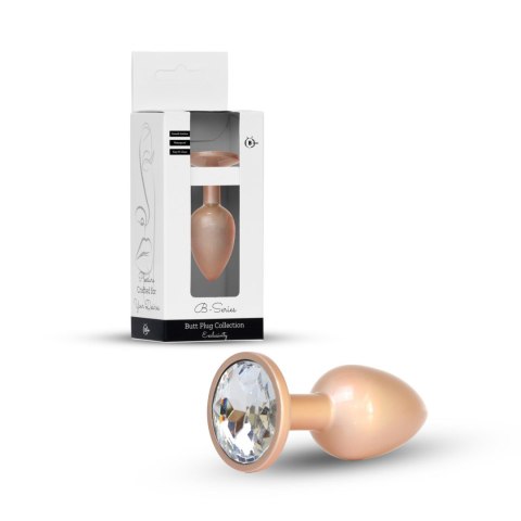 Plug-Jewellery Pearl Gold PLUG- Clear S B - Series HeavyFun