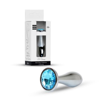 Plug-Jewellery Silver PLUG- Light Blue L B - Series HeavyFun