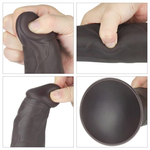 9.0'' Dual Layered Platinum Silicone Rotator Lovetoy