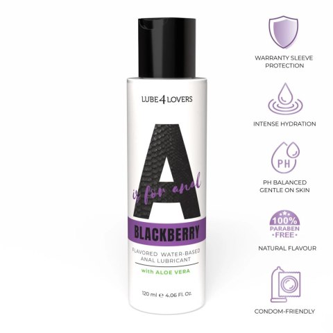 Anal Lubricant A Is for Blackberry 120 ml Lube4lovers