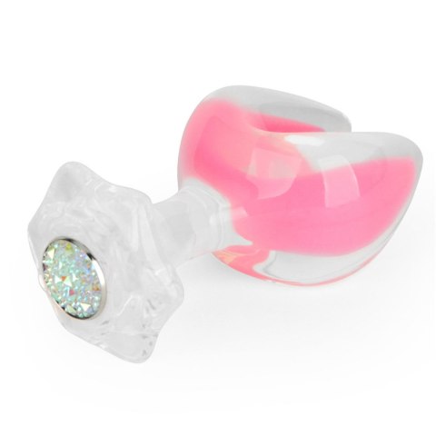 Gemoria Silicone Butt Plug - Dual Crescent (Glow-In-The-Dark) Lovetoy