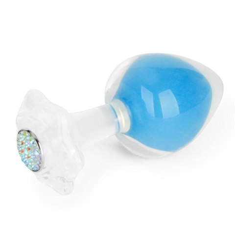 Gemoria Silicone Butt Plug (Glow-In-The-Dark) - blue Lovetoy