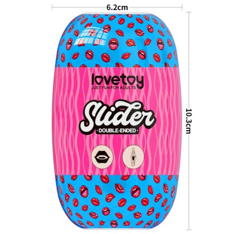 Slider Double-Ended Masturbator Mouth and Vagina Lovetoy