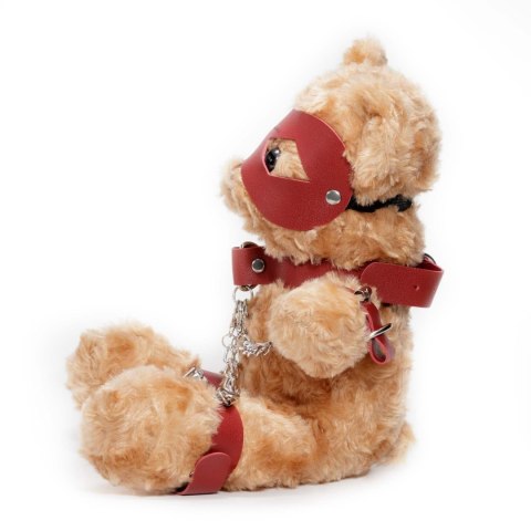 CRUSHIOUS CRUSHITO BONDAGE TEDDY BEAR RED 31CM Crushious