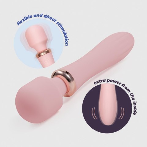CRUSHIOUS DUAL MASSAGE WAND JINX ROSE WIN Crushious