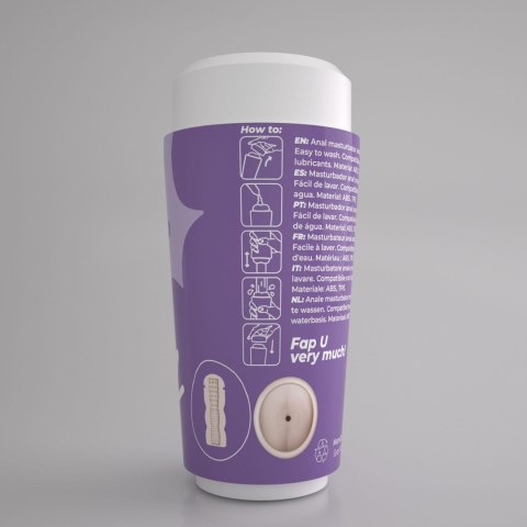CRUSHIOUS FAPPUCINO HOT BUNS PORTABLE ANAL MASTURBATOR Crushious