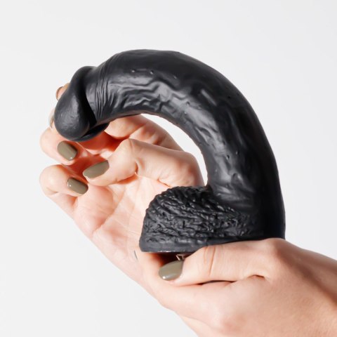 CRUSHIOUS INVIKTUS 8 LIQUID SILICONE DILDO BLACK Crushious