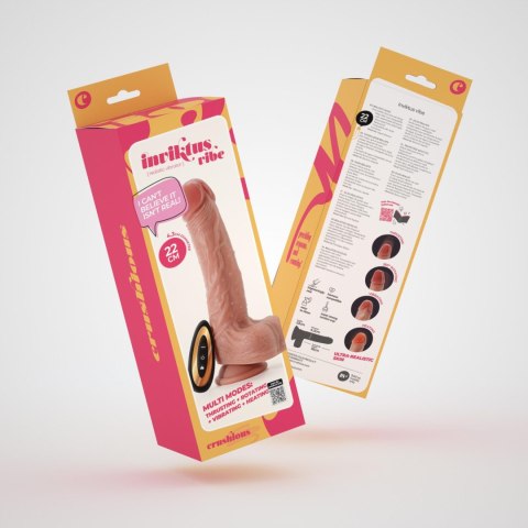 CRUSHIOUS INVIKTUS VIBE 8,5 LIQUID SILICONE VIBRATOR FLESH Crushious