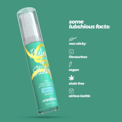 CRUSHIOUS RIDING & SLIDING WATERBASED LUBRICANT GEL 10ML Crushious
