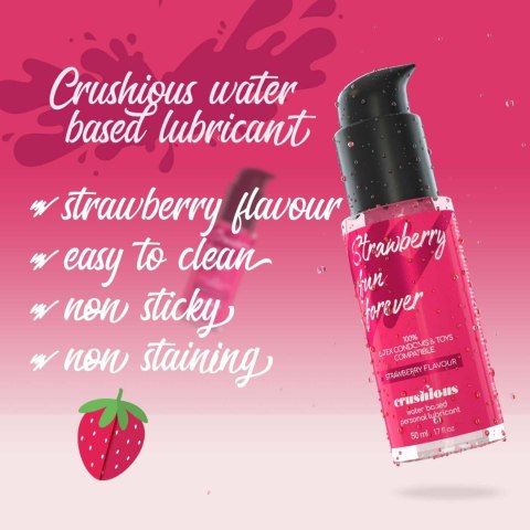 CRUSHIOUS STRAWBERRY FLAVOURED LUBRICANT 50 ML Crushious