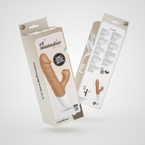 CRUSHIOUS THRUSTING REALISTIC VIBRATOR EL MATADOR Crushious
