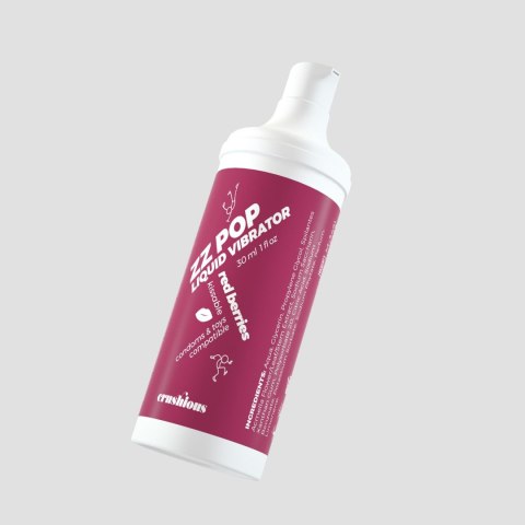 CRUSHIOUS ZZ POP LIQUID VIBRATOR RED BERRIES AROMA 30ML Crushious
