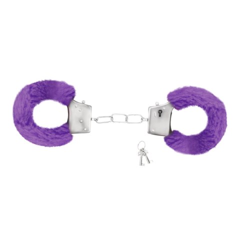 LOVE CUFFS FURRY HANDCUFFS CRUSHIOUS PURPLE Crushious