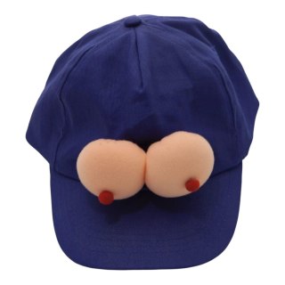 Kinky Pleasure - DS003 - Cap With Breasts - Blue - One Size Kinky Pleasure