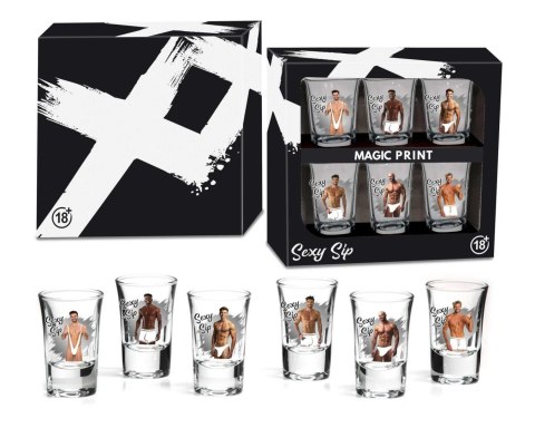 Sexi Sip - Zestaw 6 Kieliszków 35ml - Mężczyźni House of Mugs